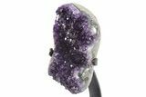 Amethyst Geode With Metal Stand - Uruguay #306945-3